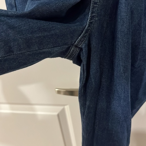 Lightly worn Mebon size S Jean jumpsuit short sleeve - Picture 9 of 16